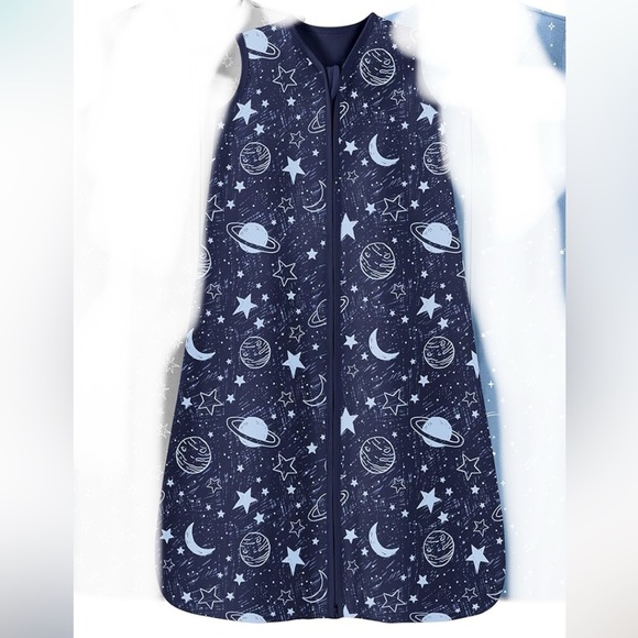 Unnivoll Other - NWT Blue Space themed Baby Sleep Sack 6-12 months